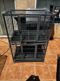 Double dog kennel