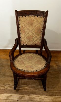 19th-century Victorian rocking chair