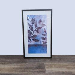 Bronze Leaves Designed Print 