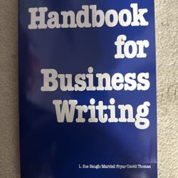Handbook For Business Writing