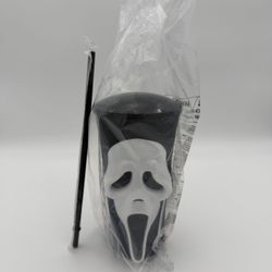 Scream 7 Ghostface Gripper Cup with Straw Cinemark Exclusive NEW