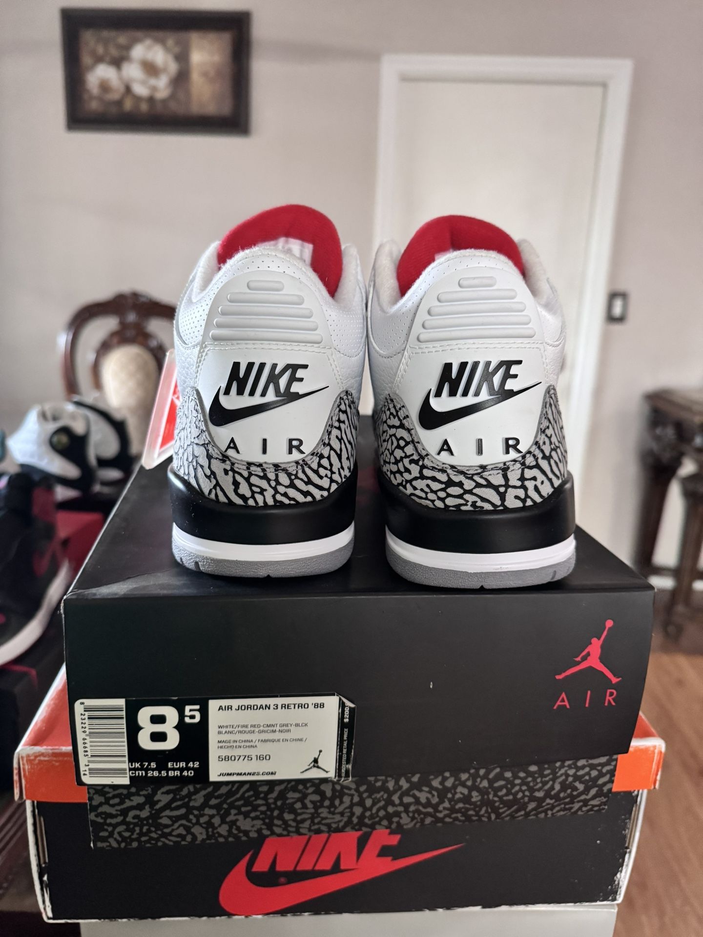 Jordan 3 Og White Cement 88 Dunk Contest 2013 Asking For 500$ Obo