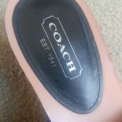 Coach Black Heels Size 9.5