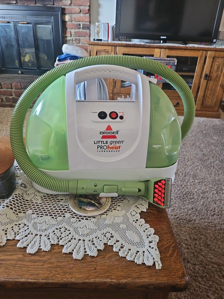Bissell Little Green ProHEAT TurboBrush – Portable Carpet & Upholstery Cleaner