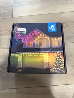 💡Brand new 100FT Permanent Outdoor Lights,RGB+IC Eaves Lights with App & Remote Control