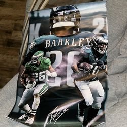 Saquon Barkley, Philadelphia Eagles poster