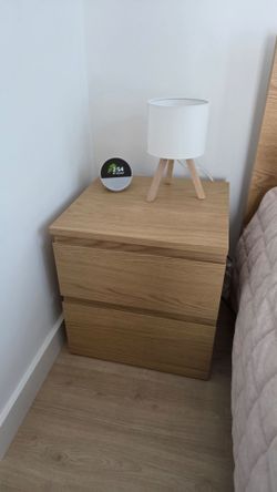 IKEA STORKLINTA 2-drawer Nightstand