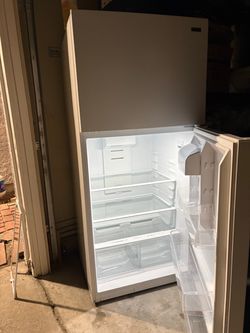 white fridge- used only for 6 months. GREAT CONDITION! $400 OBO