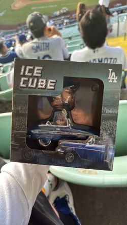 Ice cube bobblehead. Currently at the game!!!