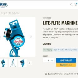 Jugs M6000 Pitching Machine