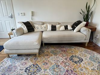 Right Sectional Couch - Down And Linen