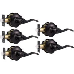 KNOBWELL 5 Pack Commercial Door Handle 