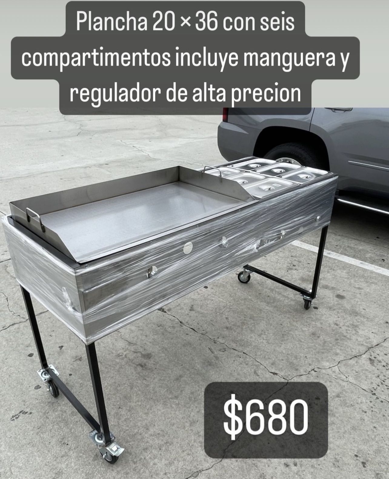 Taco Cart/ Catering Gridle/ High Presure Burners/ Food Warmers/ Plancha/ Comal/ Carro Taquero/ Party Supplies/Stove/Steamers/ estufa para tacos/Taquiz
