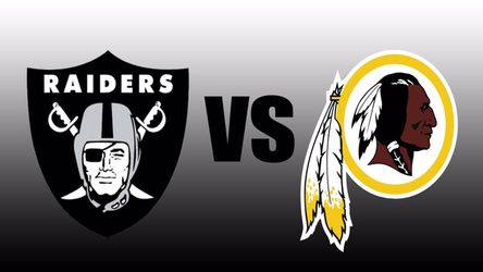 Redskins vs raiders tickets