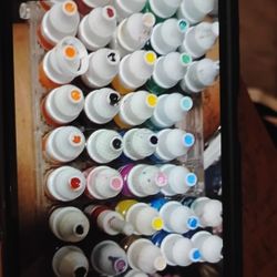 Tattoo Set Up 4 Machines Rotary.Machines Power Supply Zip Chord 40inks And Extra $50