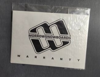 Men's Morrow Truth 162 Snowboard 162cm New Never Mounted or