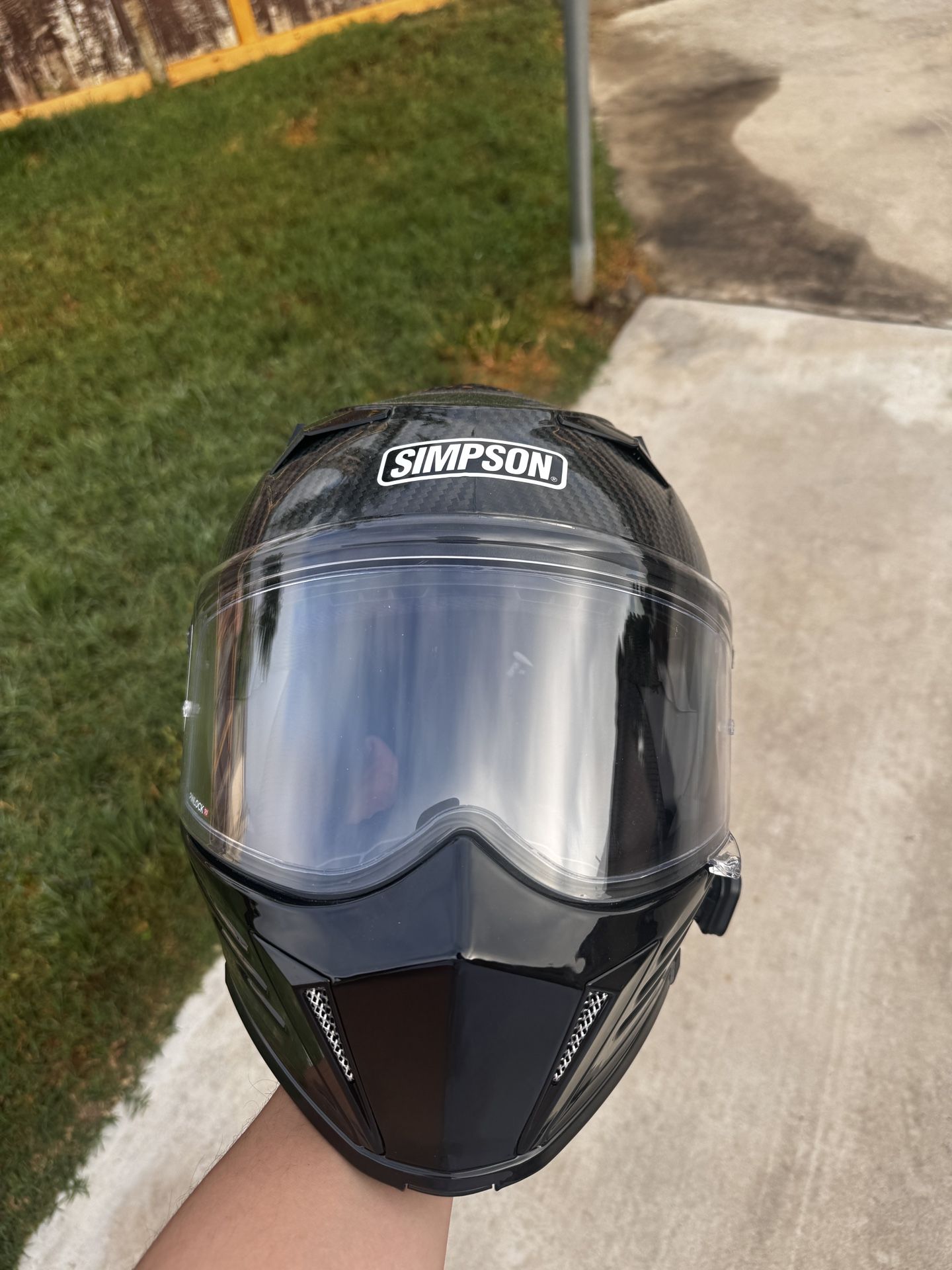 Simpson Mod Bandit Carbon w Packtalk Pro