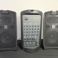 🎶 Fender Passport Event Portable PA System – 320W Bluetooth Mixer + Speakers 🎤 