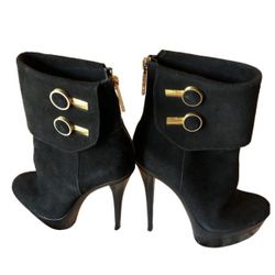 RACHEL ZOE Dora black booties