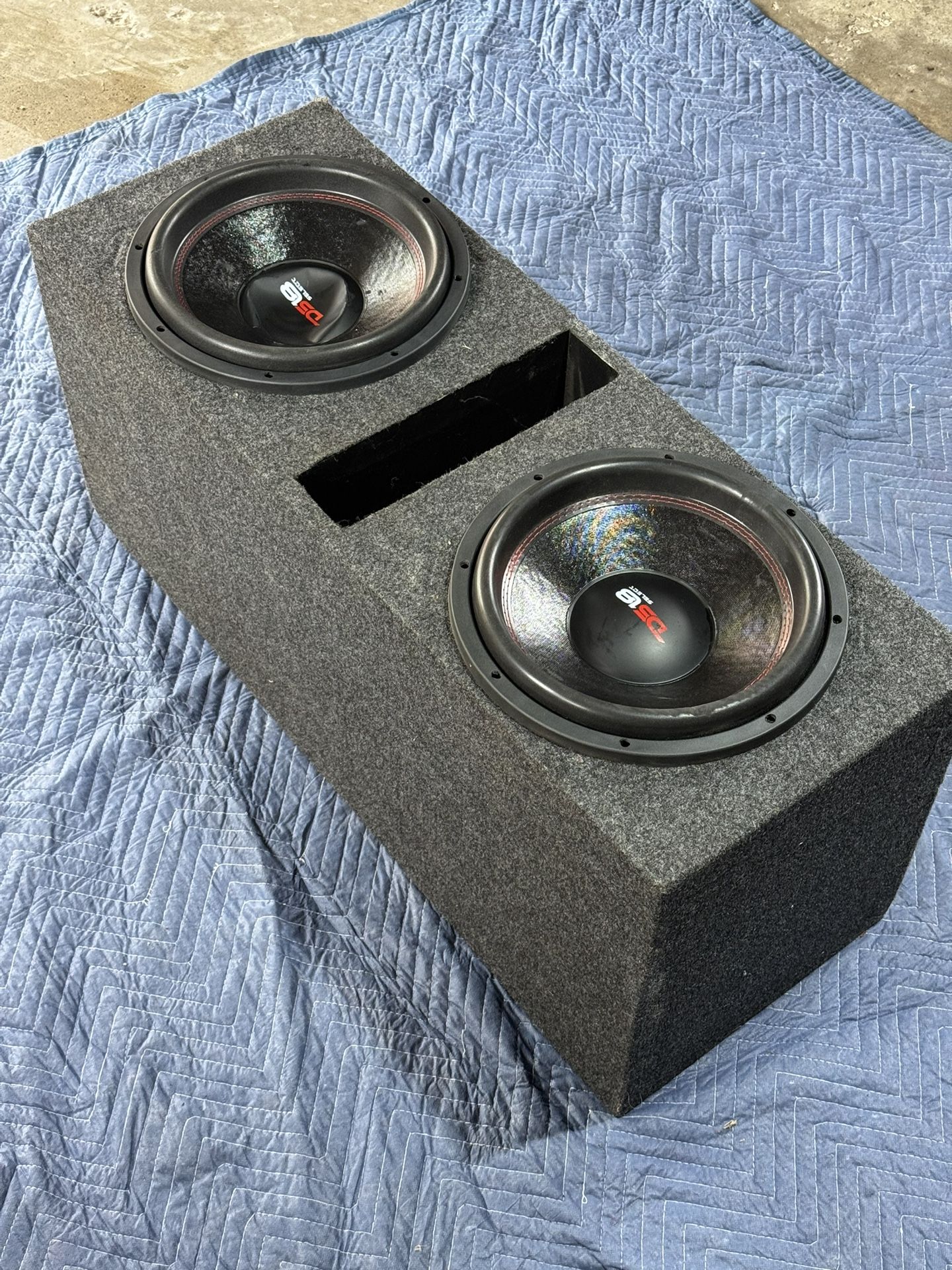 ported dual 12 inch subwoofer box