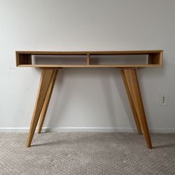  Greenington AZARA Bamboo Console Table - Caramelized with Exotic Tiger