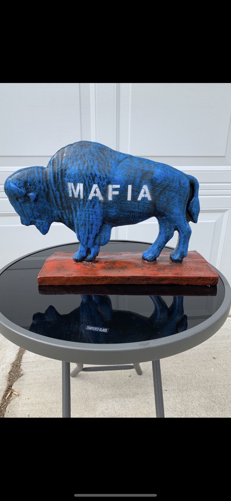 Bill’s Mafia Buffalo Statue