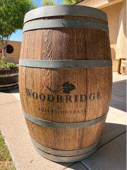 Vintage wine barrel