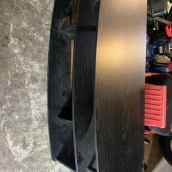 Black Console Shelf 
