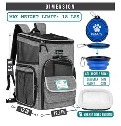Pet carrier backpack - used once