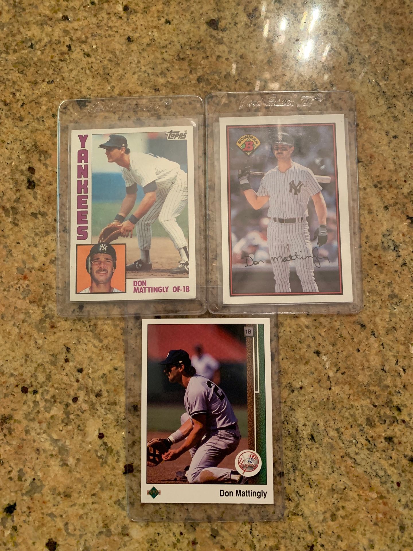 Various Don Mattingly baseball cards