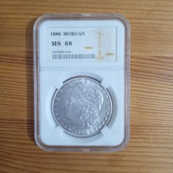 1886 Morgan Silver Dollar 