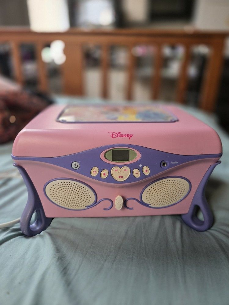 Disney CD Player + Jewlery Box