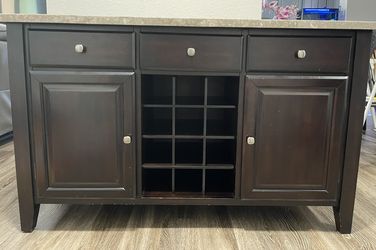 montibello pearl wine rack server, Coffee table and a nightstand