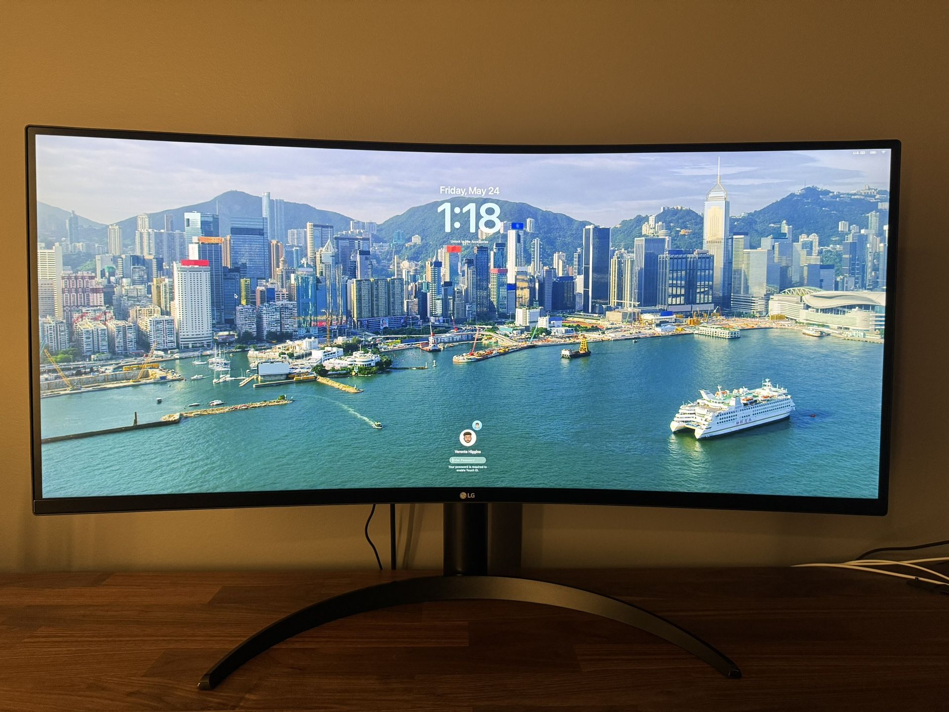 LG 34” UltraWide Monitor HDR 160Hz AMD FreeSync