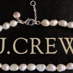 (NEW) (1 AVAILABLE) WOMEN’S J.CREW FRESHWATER PEARL ANKLET - SIZE: 9” WITH 1” EXTENDER