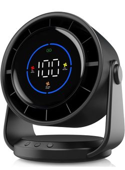 Rechargeable desktop fan