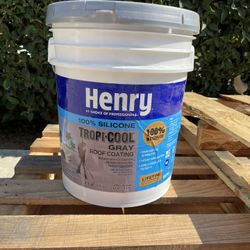 Henry 887G Tropi-Cool Gray 100% Silicone Reflective Roof Coating 4.75 gal.