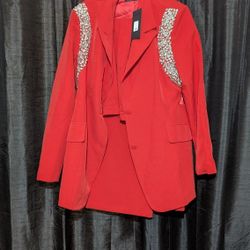 Women's Rhinestone Embellished Pantsuit 