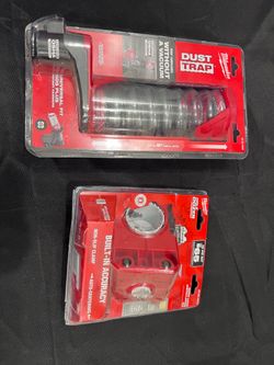 Milwaukee door lock installation kit & dust trap NEW