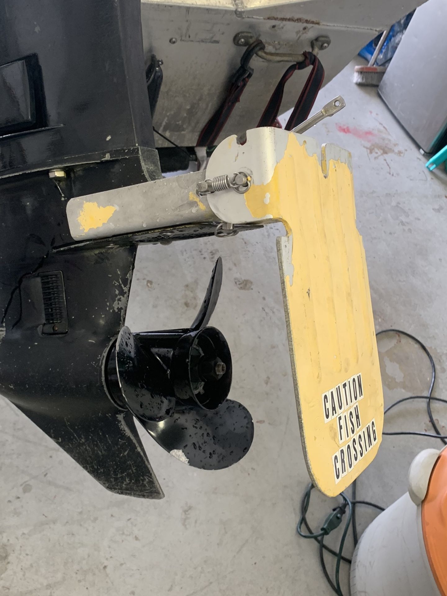 Outboard Motor Trolling Plate For Fishing