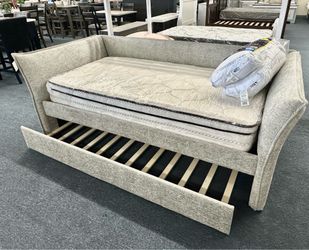 Twin/twin gray daybed