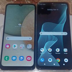 BOTH PHONES $120 FIRM**SAMSUNG GALAXY A12 32GB & VERGE 64GB 4GLTE ANDROIDS UNLOCKED FOR USA MEXICO CENTRAL & SOUTH AMERICA BELIZE AFRICA ANY COUNTRY 