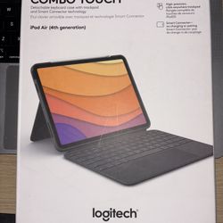 Logitech Combo Touch Detachable Keyboard Case With Trackpad With Smart Connector Technology iPad Air 4th Generation 