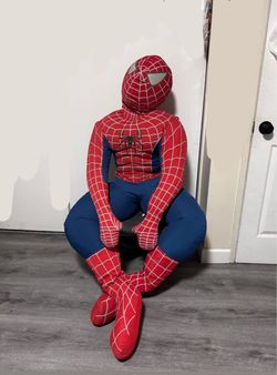 vintage life sized stuffed SPIDERMAN plush
