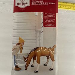 Blow Up Reindeer 4’ Wide 