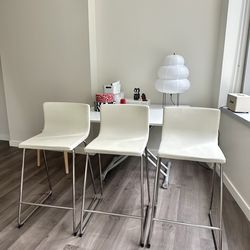 Bar Stools, Dining Chairs (Set of 3)