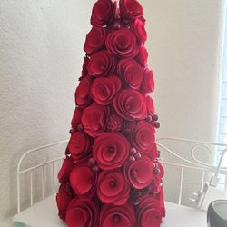 Red Christmas Tree Decor