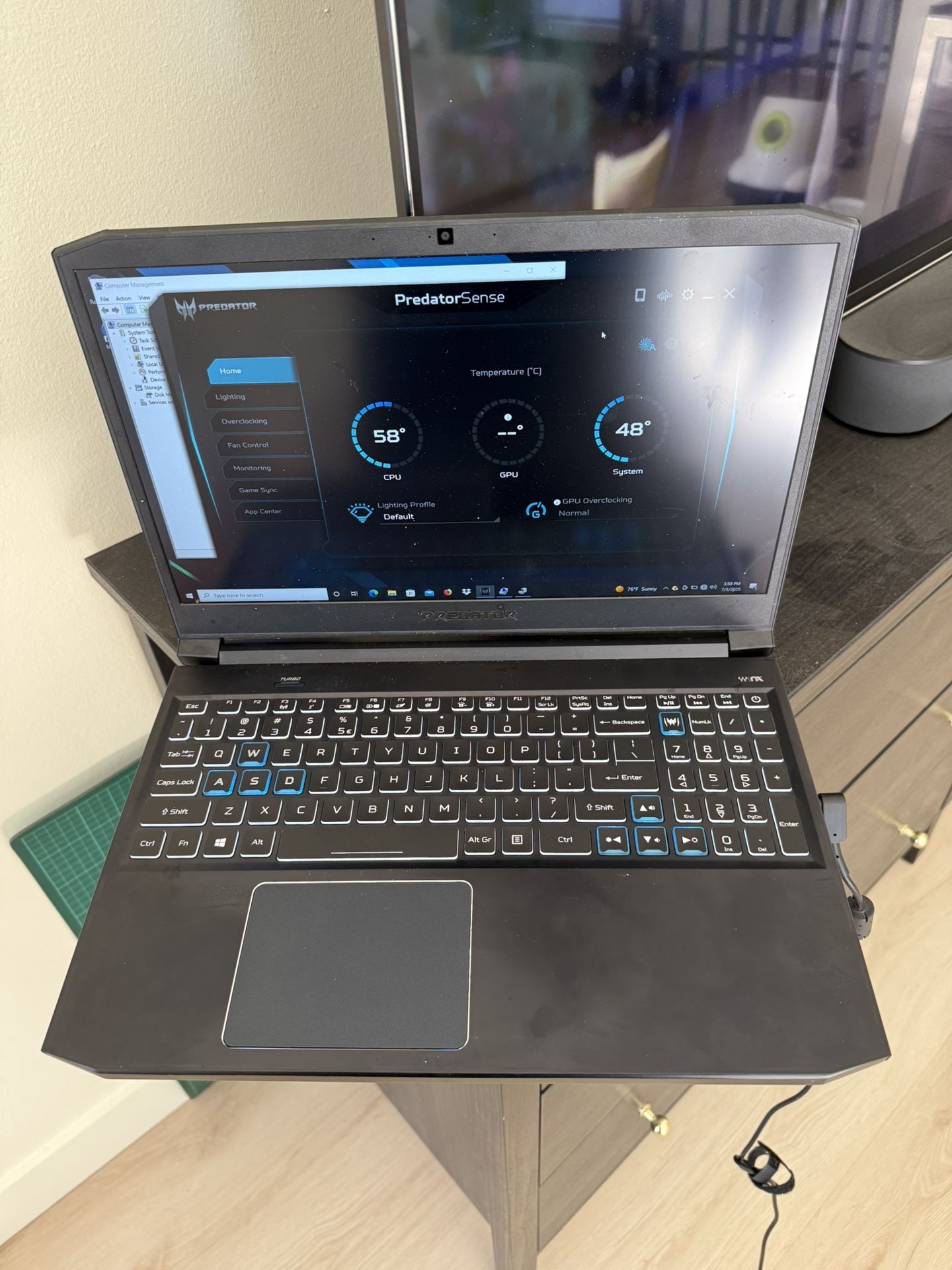 Acer Predator Gaming Laptop i7-9750h and Nvidia Gtx 1650, 32gb ram, 512gb ssd