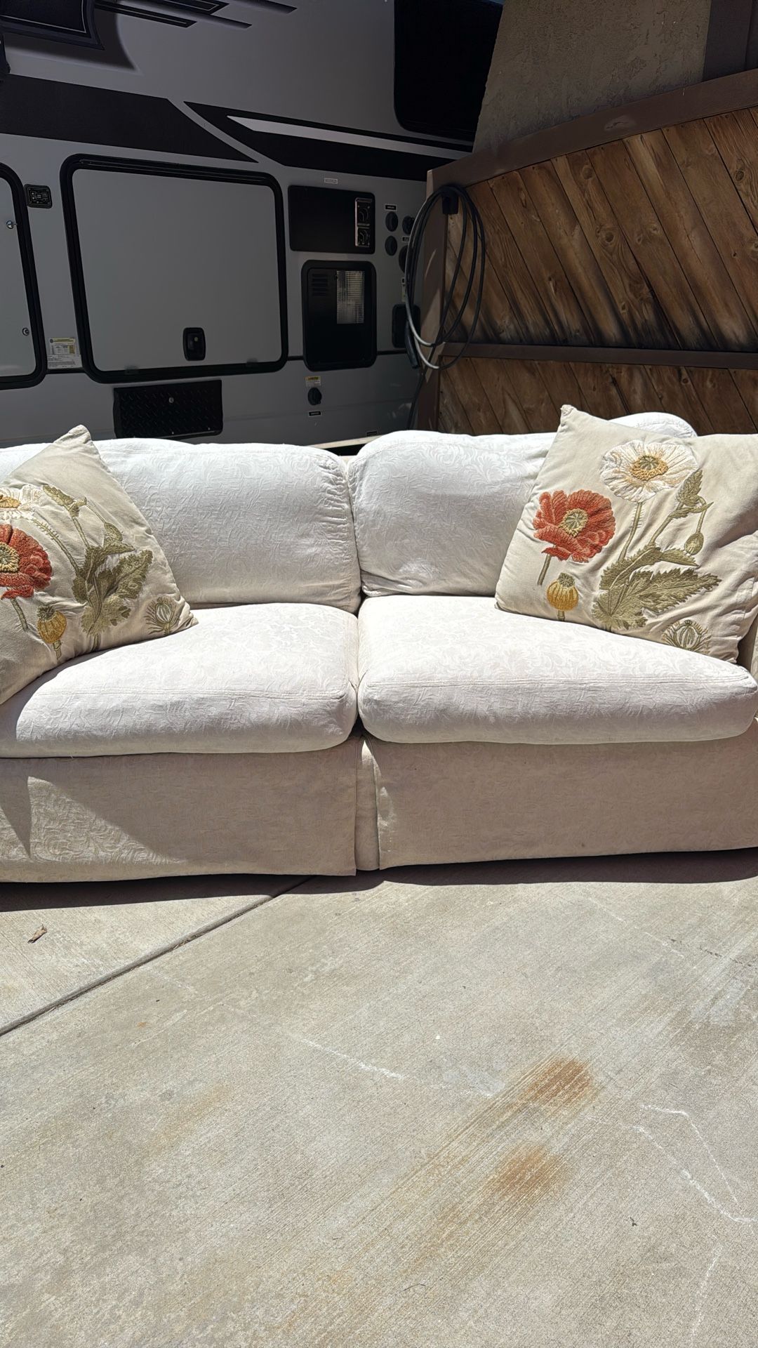 Beautiful Goose feather couch