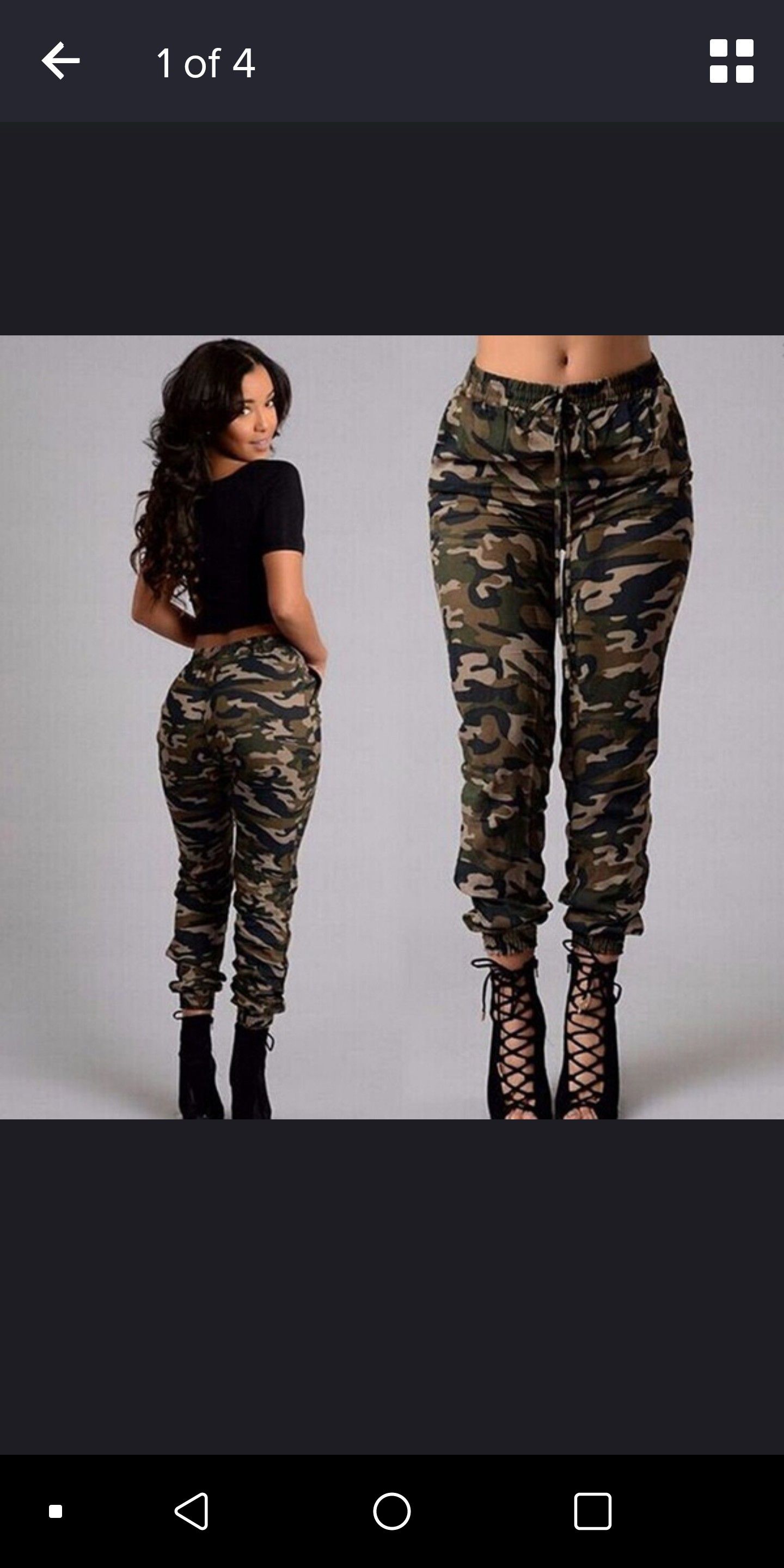 Comfortable camo pants